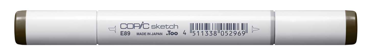 Copic Sketch E89 Pecan Marker <inline style="float: right; margin-right: 10px; background-color: rgb(90, 75, 59);">&nbsp;&nbsp;&nbsp;&nbsp;&nbsp;&nbsp; </inline>