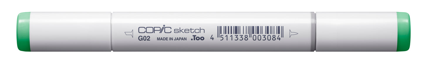 Copic Sketch G02 Spectrum Green Marker <inline style="float: right; margin-right: 10px; background-color: rgb(207, 232, 211);">&nbsp;&nbsp;&nbsp;&nbsp;&nbsp;&nbsp; </inline>