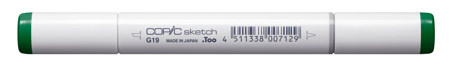Copic Sketch G19 Bright Parrot Green Marker <inline style="float: right; margin-right: 10px; background-color: rgb(49, 174, 128);">&nbsp;&nbsp;&nbsp;&nbsp;&nbsp;&nbsp; </inline>