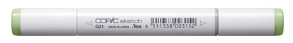 Copic Sketch G21 Lime Green Marker <inline style="float: right; margin-right: 10px; background-color: rgb(196, 228, 205);">&nbsp;&nbsp;&nbsp;&nbsp;&nbsp;&nbsp; </inline>