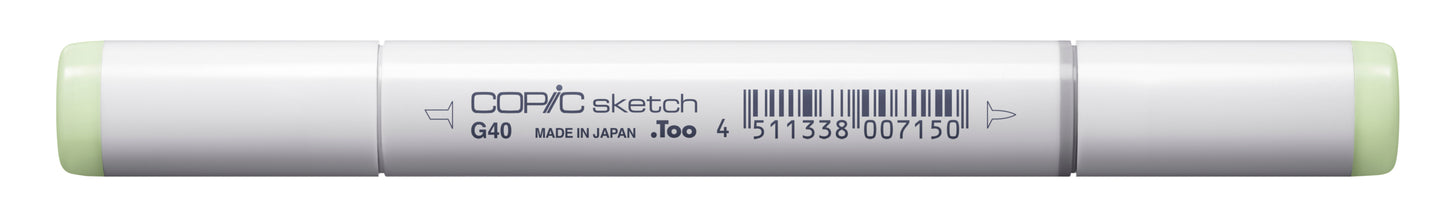 Copic Sketch G40 Dim Green Marker <inline style="float: right; margin-right: 10px; background-color: rgb(226, 240, 216);">&nbsp;&nbsp;&nbsp;&nbsp;&nbsp;&nbsp; </inline>