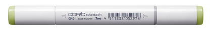 Copic Sketch G43 Pistachio Marker <inline style="float: right; margin-right: 10px; background-color: rgb(214, 230, 166);">&nbsp;&nbsp;&nbsp;&nbsp;&nbsp;&nbsp; </inline>