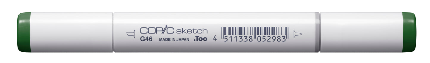Copic Sketch G46 Mistletoe Marker <inline style="float: right; margin-right: 10px; background-color: rgb(88, 156, 115);">&nbsp;&nbsp;&nbsp;&nbsp;&nbsp;&nbsp; </inline>
