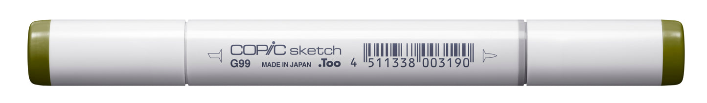 Copic Sketch G99 Olive Marker <inline style="float: right; margin-right: 10px; background-color: rgb(95, 126, 58);">&nbsp;&nbsp;&nbsp;&nbsp;&nbsp;&nbsp; </inline>