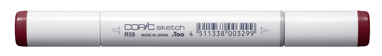 Copic Sketch R59 Cardinal Marker <inline style="float: right; margin-right: 10px; background-color: rgb(183, 79, 112);">&nbsp;&nbsp;&nbsp;&nbsp;&nbsp;&nbsp; </inline>