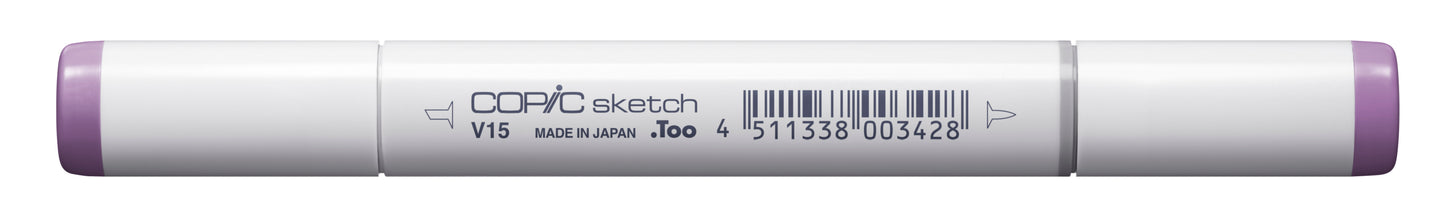 Copic Sketch V15 Mallow Marker <inline style="float: right; margin-right: 10px; background-color: rgb(212, 167, 206);">&nbsp;&nbsp;&nbsp;&nbsp;&nbsp;&nbsp; </inline>