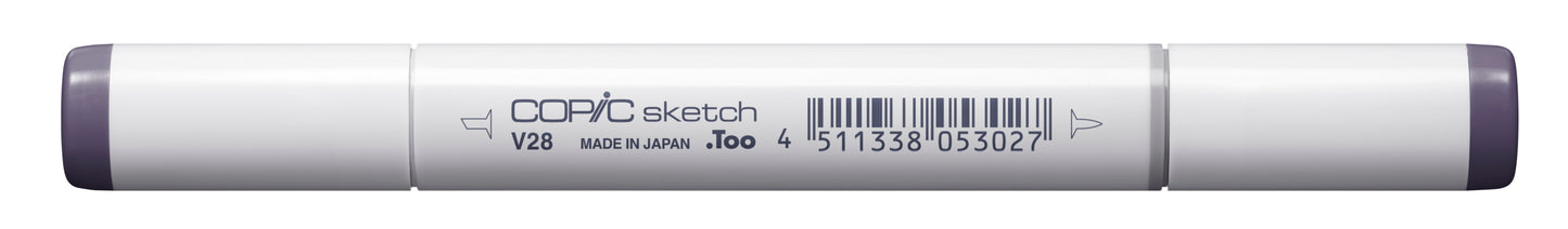 Copic Sketch V28 Eggplant Marker <inline style="float: right; margin-right: 10px; background-color: rgb(106, 101, 139);">&nbsp;&nbsp;&nbsp;&nbsp;&nbsp;&nbsp; </inline>
