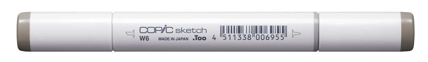 Copic Sketch W6 Warm Gray No. 6 Marker <inline style="float: right; margin-right: 10px; background-color: rgb(149, 148, 143);">&nbsp;&nbsp;&nbsp;&nbsp;&nbsp;&nbsp; </inline>