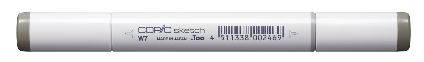 Copic Sketch W7 Warm Gray No. 7 Marker <inline style="float: right; margin-right: 10px; background-color: rgb(119, 121, 116);">&nbsp;&nbsp;&nbsp;&nbsp;&nbsp;&nbsp; </inline>