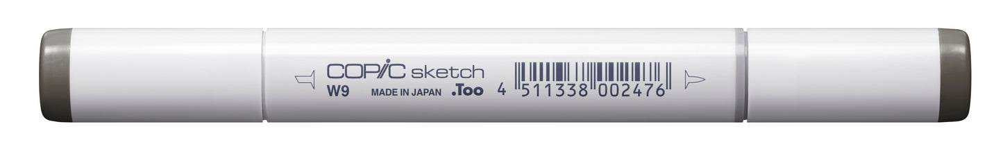 Copic Sketch W9 Warm Gray No. 9 Marker <inline style="float: right; margin-right: 10px; background-color: rgb(77, 78, 73);">&nbsp;&nbsp;&nbsp;&nbsp;&nbsp;&nbsp; </inline>