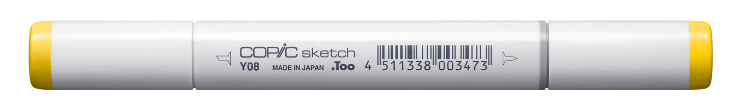 Copic Sketch Y08 Acid Yellow Marker <inline style="float: right; margin-right: 10px; background-color: rgb(253,240,3);">&nbsp;&nbsp;&nbsp;&nbsp;&nbsp;&nbsp; </inline>