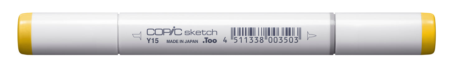 Copic Sketch Y15 Cadmium Yellow Marker <inline style="float: right; margin-right: 10px; background-color: rgb(255,230,111);">&nbsp;&nbsp;&nbsp;&nbsp;&nbsp;&nbsp; </inline>