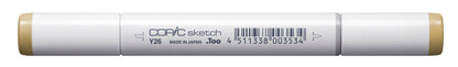 Copic Sketch Y26 Mustard Marker <inline style="float: right; margin-right: 10px; background-color: rgb(236, 216, 106);">&nbsp;&nbsp;&nbsp;&nbsp;&nbsp;&nbsp; </inline>