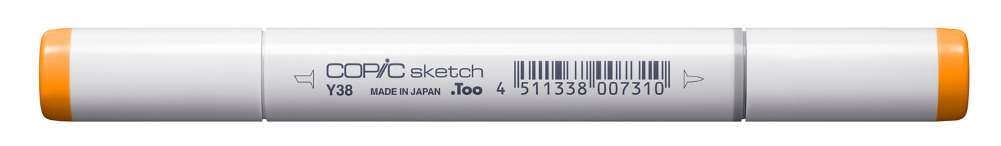 Copic Sketch Y38 Honey Marker <inline style="float: right; margin-right: 10px; background-color: rgb(255, 211, 116);">&nbsp;&nbsp;&nbsp;&nbsp;&nbsp;&nbsp; </inline>