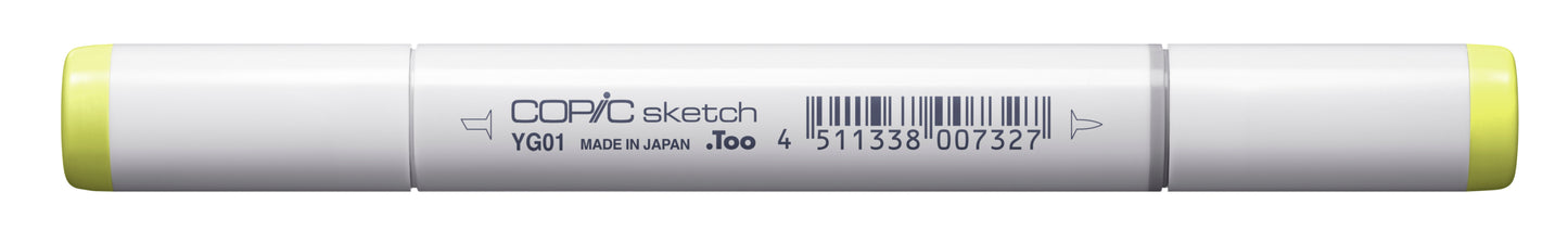 Copic Sketch YG01 Green Bice Marker <inline style="float: right; margin-right: 10px; background-color: rgb(228, 237, 187);">&nbsp;&nbsp;&nbsp;&nbsp;&nbsp;&nbsp; </inline>
