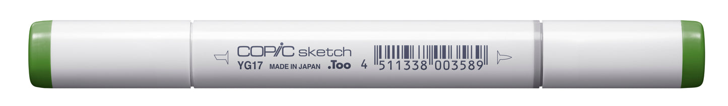 Copic Sketch YG17 Grass Green Marker <inline style="float: right; margin-right: 10px; background-color: rgb(105, 182, 88);">&nbsp;&nbsp;&nbsp;&nbsp;&nbsp;&nbsp; </inline>