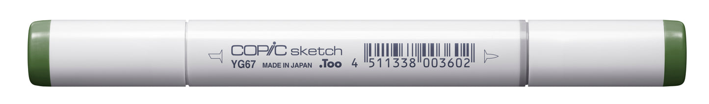 Copic Sketch YG67 Moss Marker <inline style="float: right; margin-right: 10px; background-color: rgb(129, 191, 140);">&nbsp;&nbsp;&nbsp;&nbsp;&nbsp;&nbsp; </inline>
