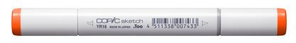 Copic Sketch YR18 Sanguine Marker <inline style="float: right; margin-right: 10px; background-color: rgb(225, 101, 65);">&nbsp;&nbsp;&nbsp;&nbsp;&nbsp;&nbsp; </inline>