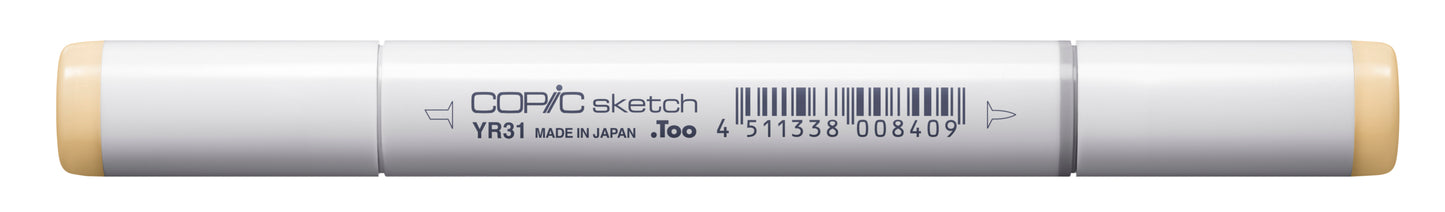 Copic Sketch YR31 Light Reddish Yellow Marker <inline style="float: right; margin-right: 10px; background-color: rgb(255,222,168);">&nbsp;&nbsp;&nbsp;&nbsp;&nbsp;&nbsp; </inline>