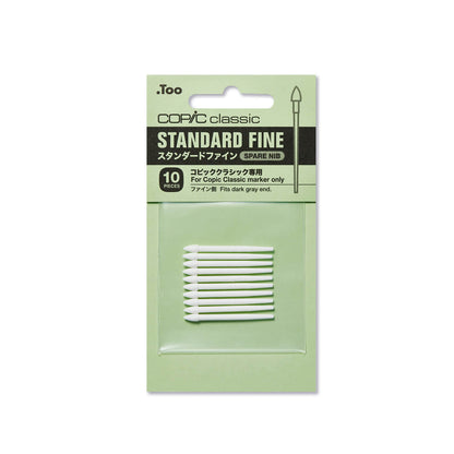 COPIC Classic Marker Nibs - Standard Fine (Set of 10)