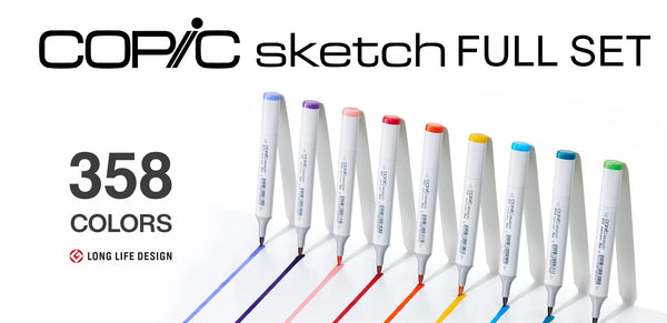 Copic Sketch Marker 358 Color Full Set