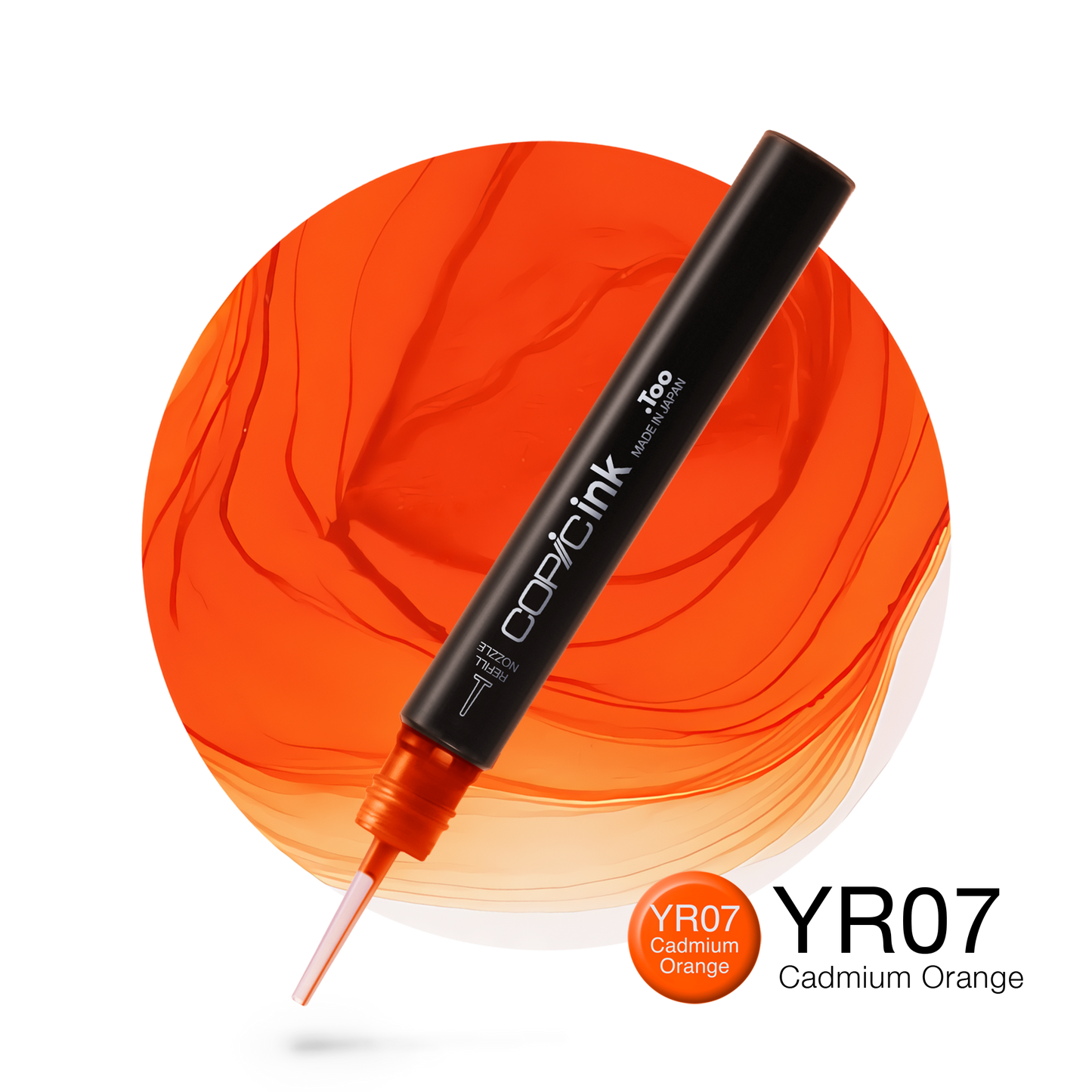 Copic Ink Refill YR07 Cadmium Orange <inline style="float: right; margin-right: 10px; background-color: rgb(242, 111, 57);">&nbsp;&nbsp;&nbsp;&nbsp;&nbsp;&nbsp; </inline>