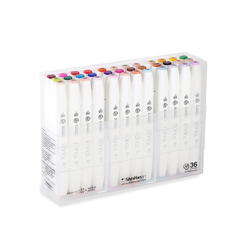 ShinHan TOUCH TWIN 36 BRUSH MARKER SET