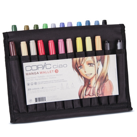 Copic Ciao 7pc Doodle Kit Rainbow colors marker set